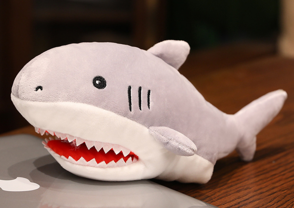 Plush Shark Puppet Mascot 30 Cm