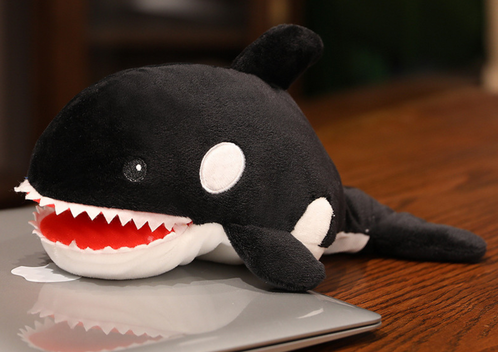 Plush Toy Orca Ocean Puppet 30 Cm