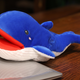 Plush Mascot Blue Whale Puppet 30 Cm