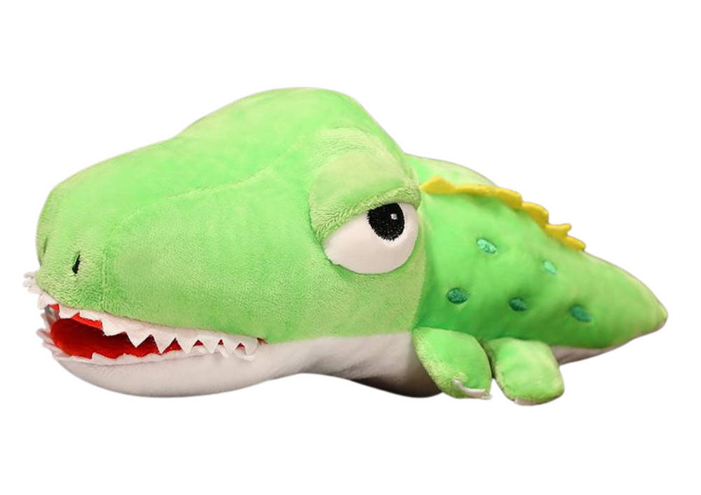 Plush Green Crocodile Mascot Puppet 30 Cm