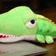 Plush Green Crocodile Mascot Puppet 30 Cm