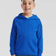Fruit Of The Loom Lightweight Hooded Sweat Kids Sweatshirt Azul