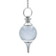 Планински кристал с махало и верижка от чакра --комплект от 2 бр. - 24 G; 4,5 см