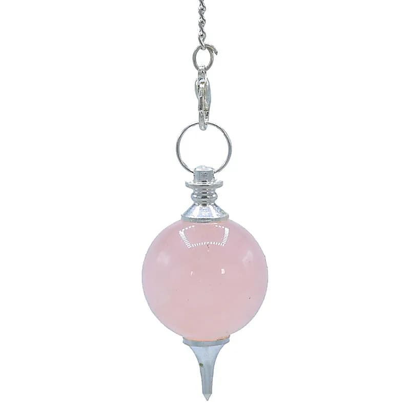 Slinger Rozekwarts & Chakra-ketting - set van 2 stuks - 24 G; 4,5 cm