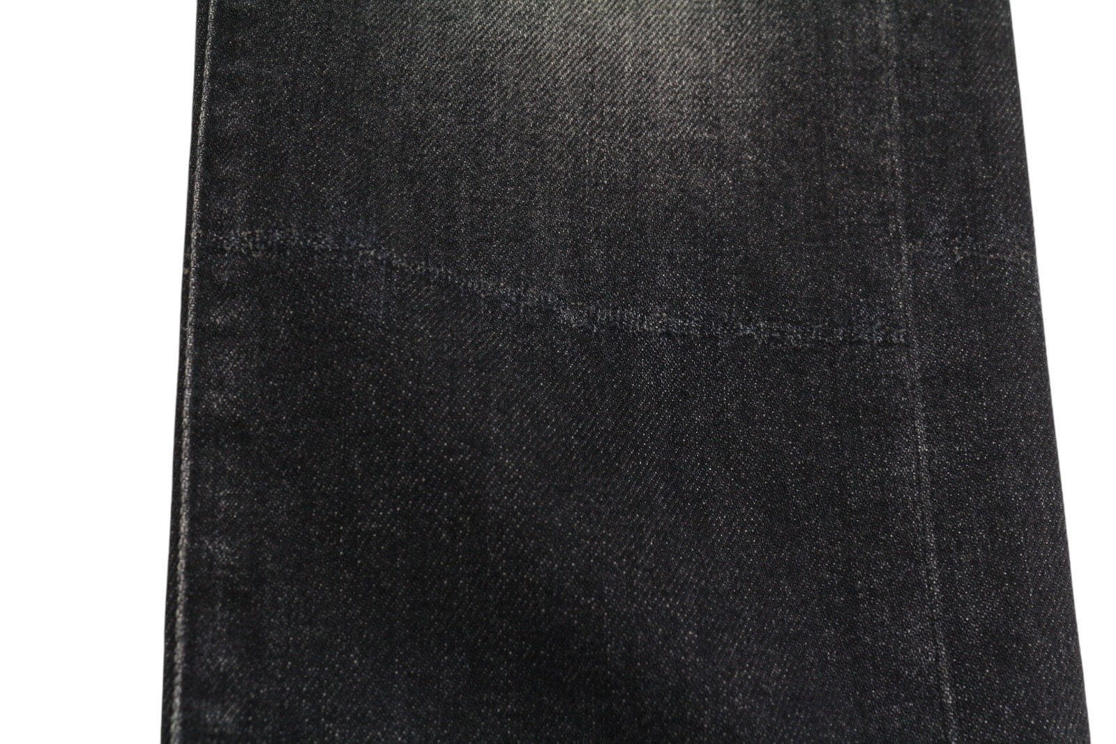 R13 Boy Straight Women Jeans 26 Abbey Black Whiskers Faded Distress Cropped Ps26