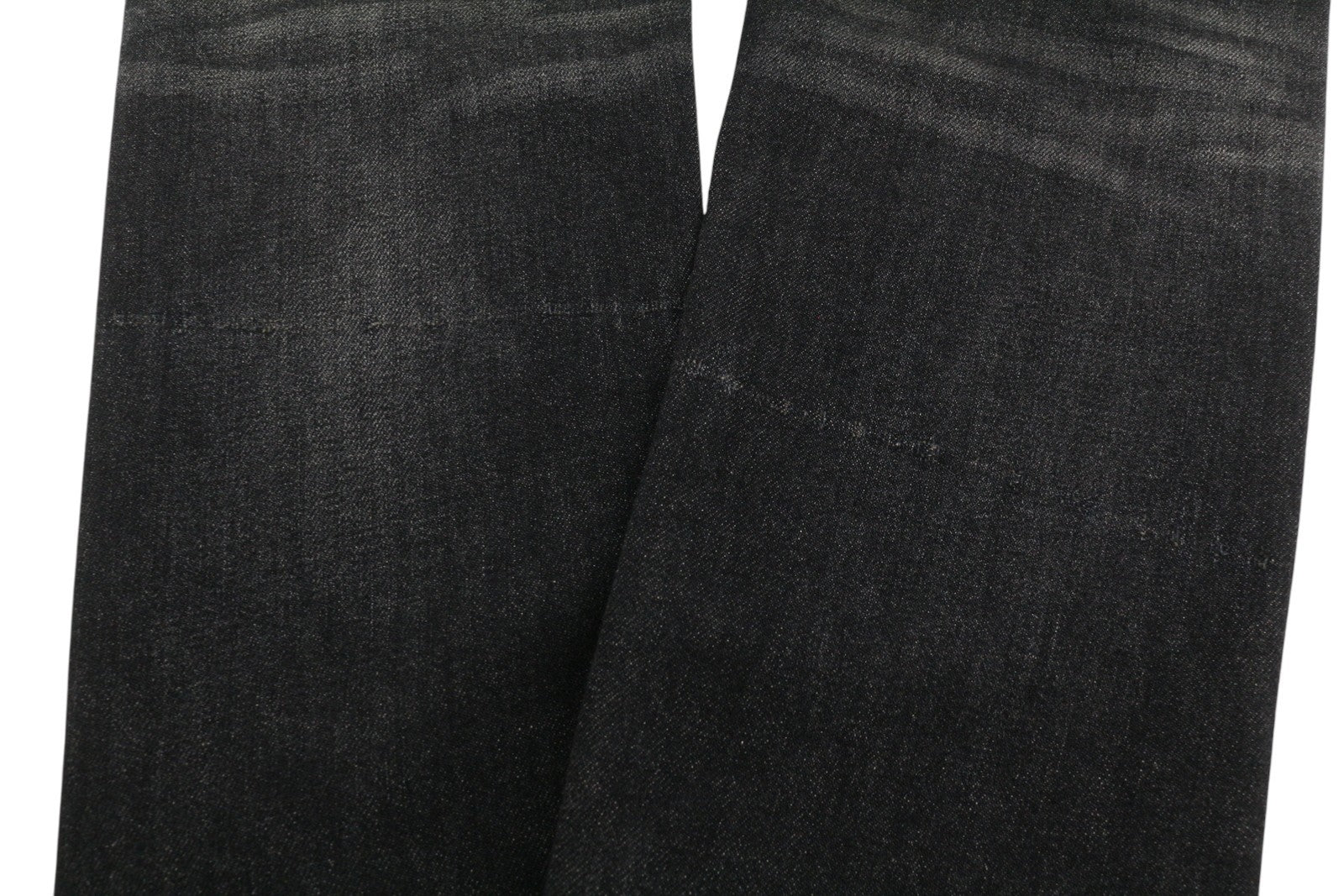 R13 Boy Straight Women Jeans 26 Abbey Black Whiskers Faded Distress Cropped Ps26