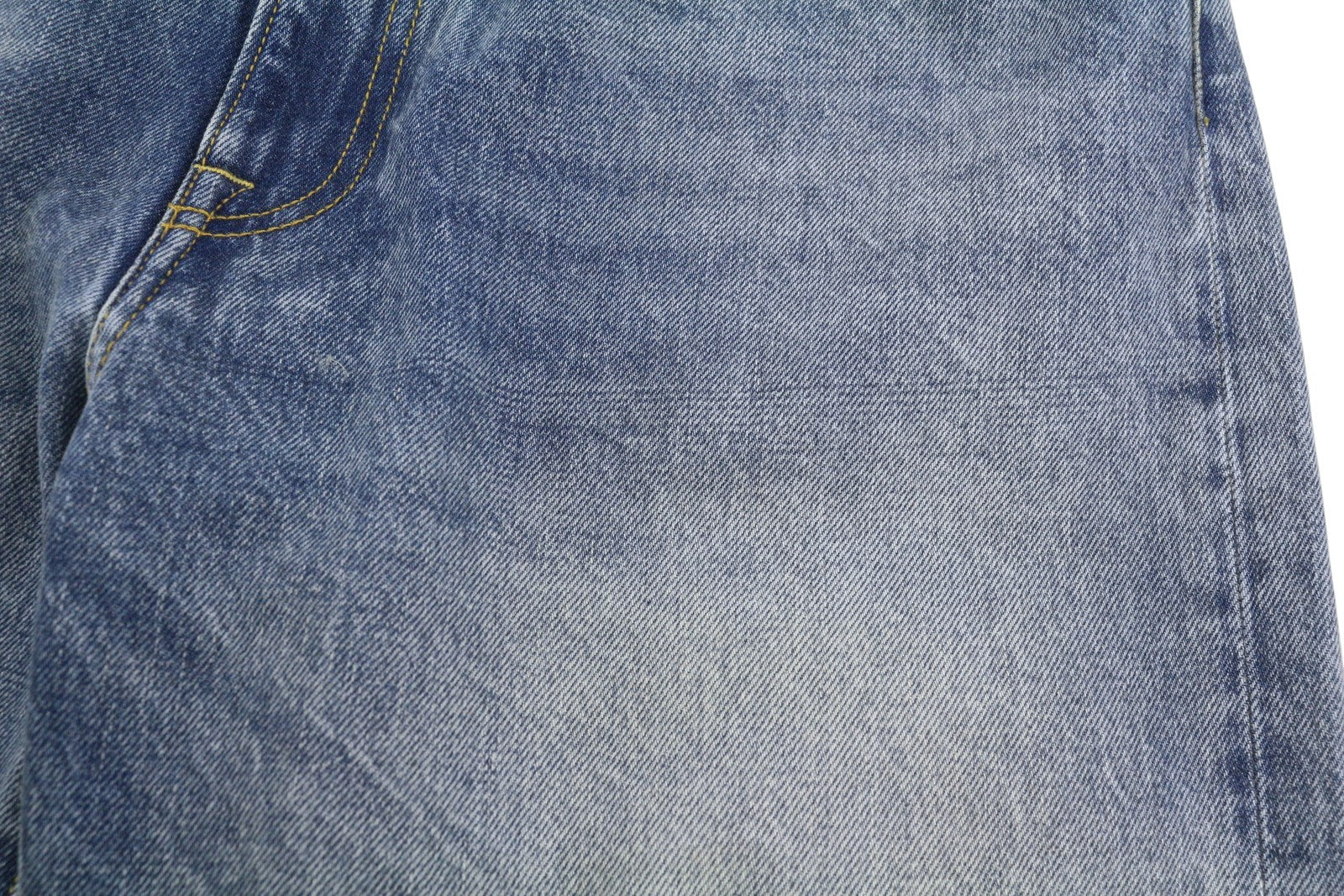 Jeans da donna X-bf con risvolto R13 29 Baffi blu Jasper sbiaditi ritagliati