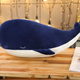 Plush Mascot Whale Navy Blue 45 Cm