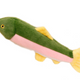 Plush Fish With Squeaker Colorful Mascot 30cm