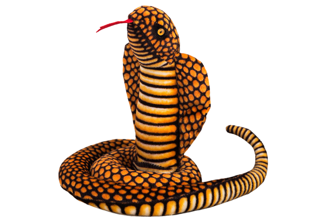Plush Mascot Snake King Cobra Brown 100 Cm