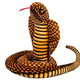 Plush Mascot Snake King Cobra Brown 100 Cm