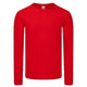 Класическа тениска с дълъг ръкав Fruit Of The Loom Iconic 150 Rojo