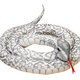 Plush Gray Snake Mascot 110 Cm