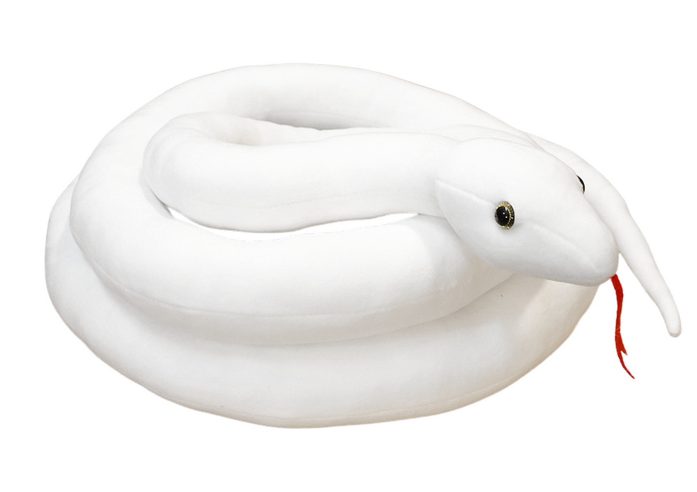 Plush White Snake Mascot 300 Cm