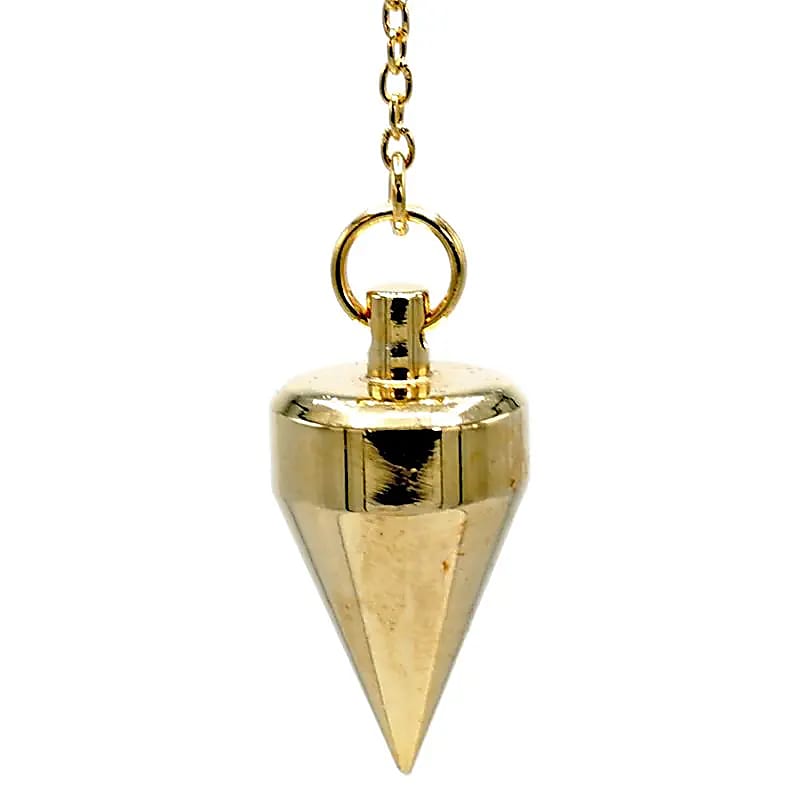 Pendule Laiton Plaqué Or - 18 G; 3 cm
