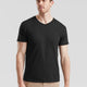 Тениска Fruit Of The Loom Iconic 150 с V-образно деколте Negro