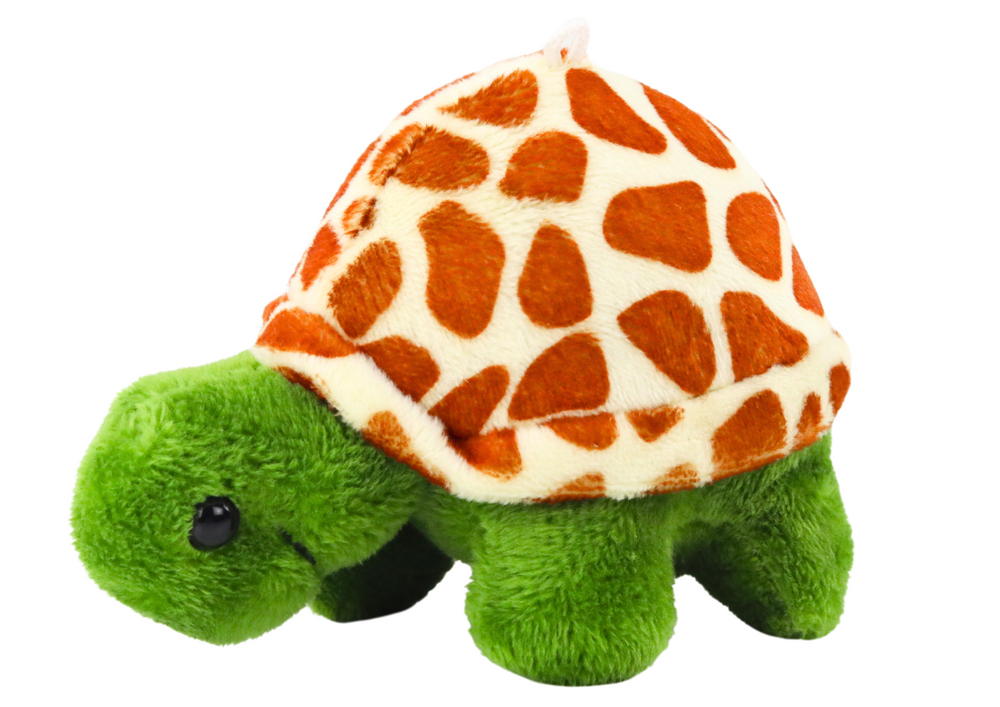 Plush Turtle 10 Cm Brown Mascot Keychain