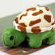 Plush Turtle 10 Cm Brown Mascot Keychain