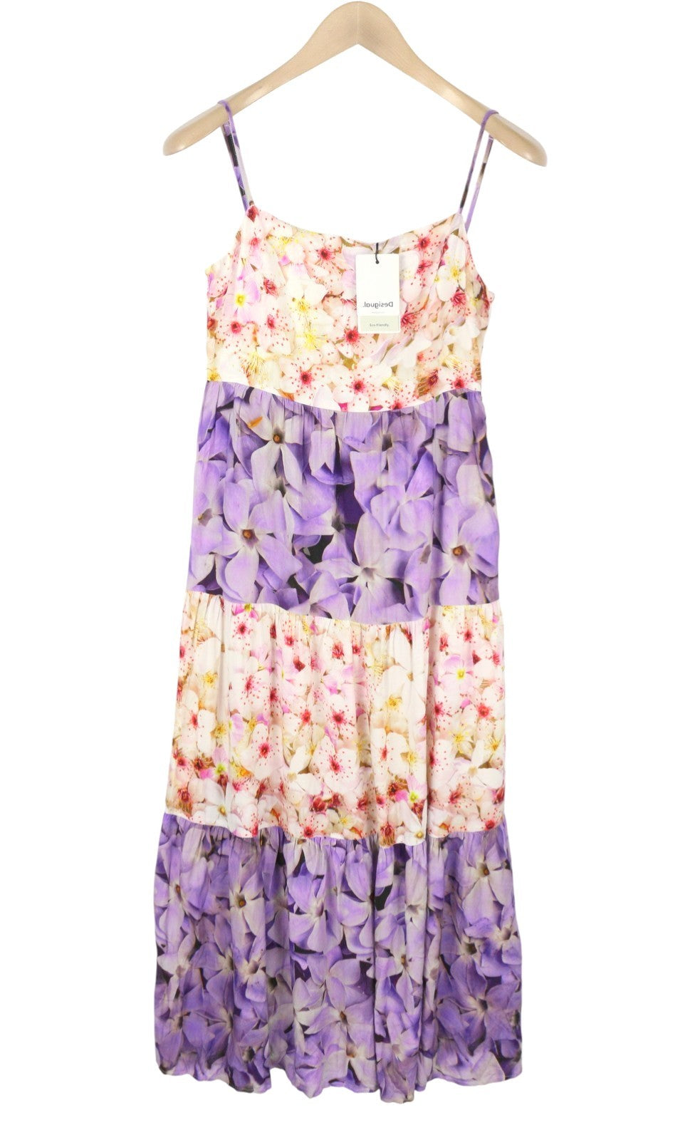 Desigual Vest Estrella Women Dressfloral Print Sleeveless Midi