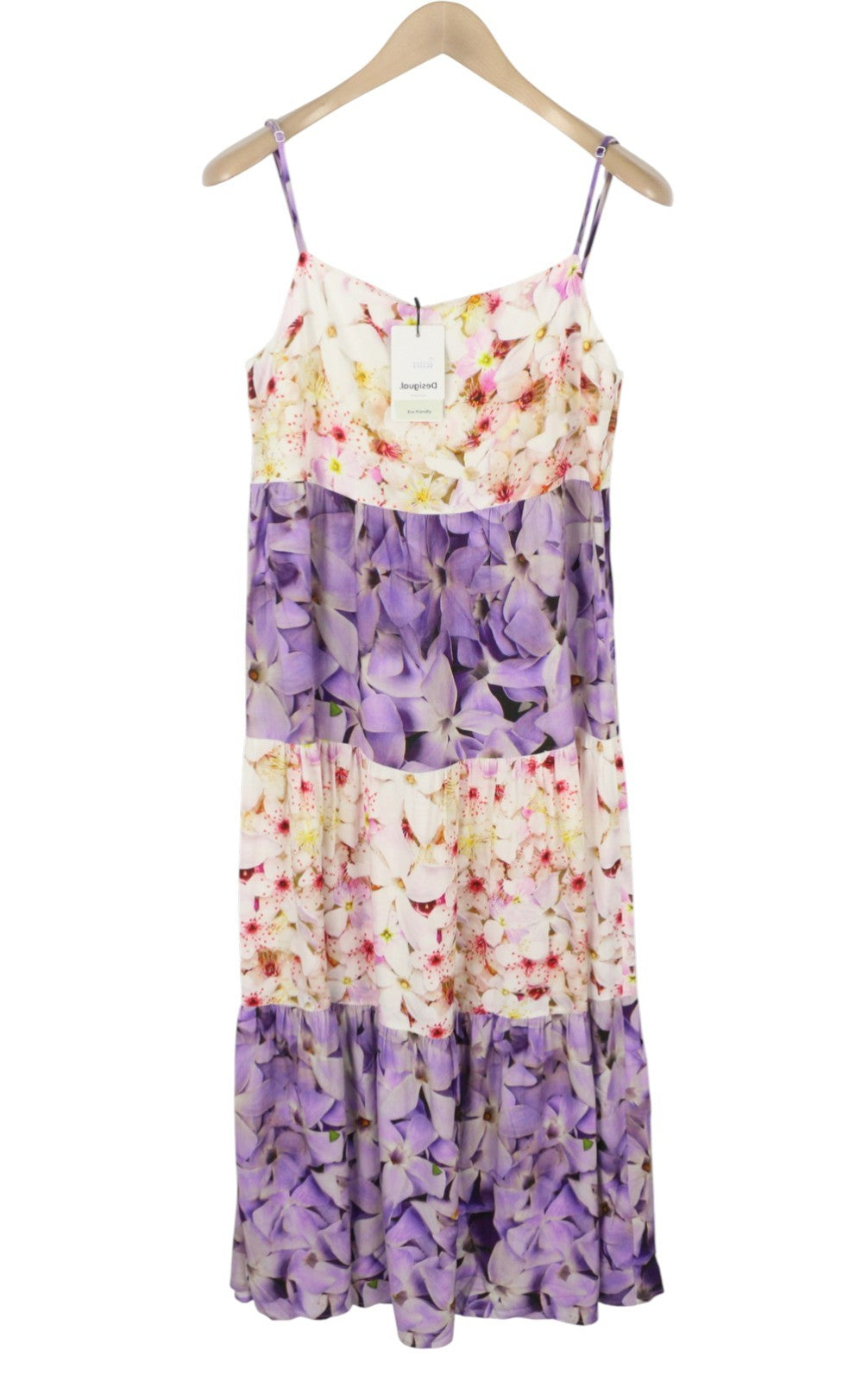Desigual Vest Estrella Women Dressfloral Print Sleeveless Midi