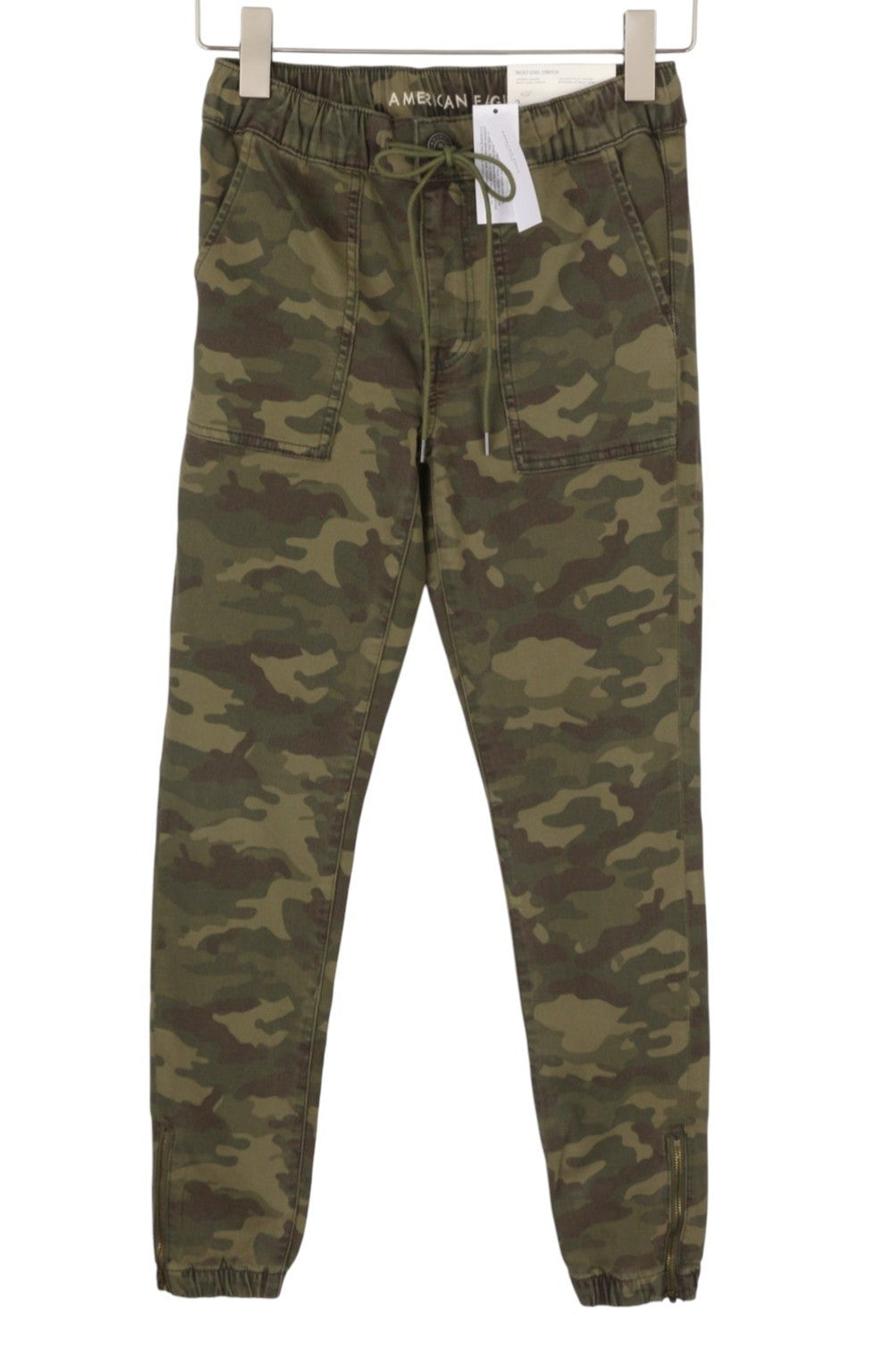 American Eagle Outfitters Jegging Jogger Women Trousersgreen Camouflage