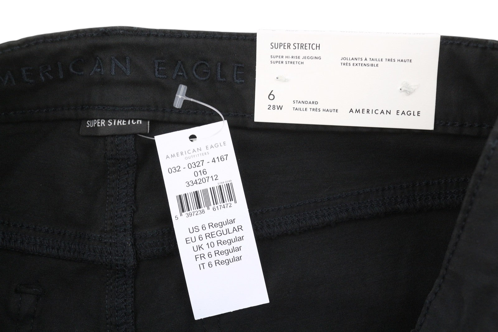 American Eagle Outfitters Super Hi-rise Jegging Women Trouserssuper Stretch