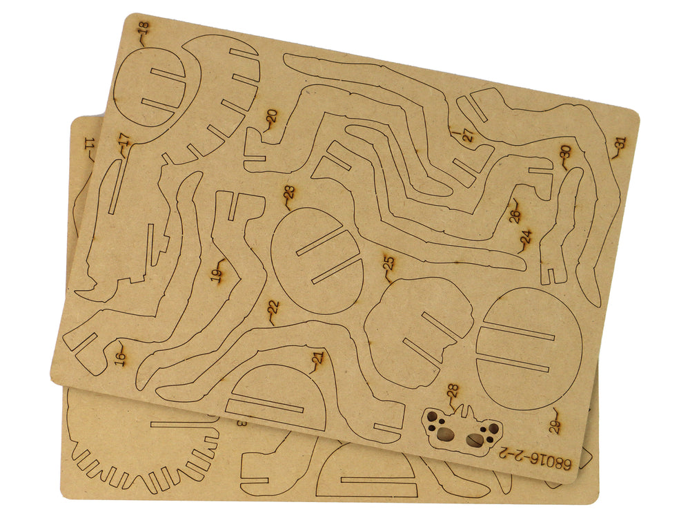 Combinazione educativa di puzzle 3D in legno con ragno 31 elementi