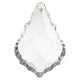 Sun Catcher Crystal Leaf Aaa Quality -- sada 2 ks - 4,3 x 6,3 cm