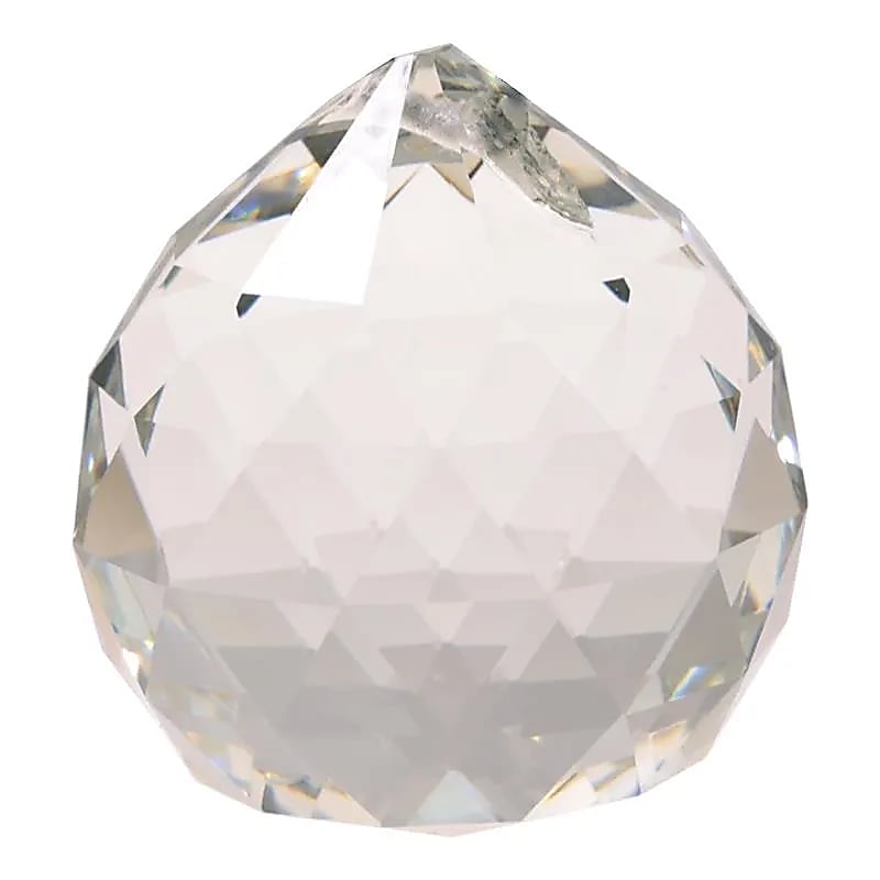 Feng-shui Crystal Sphere Clear Aaa Quality Medium -- sada 7 ks - 3 cm