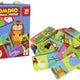 Logic Game Double-sided Domino Animals Puzzle 10cm X 5cm 28 Pieces.