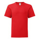 Camiseta feminina icônica Fruit Of The Loom 150 T Rojo