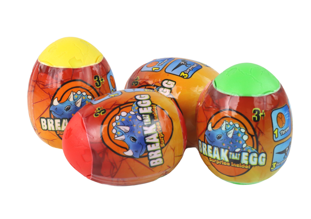 Cracking Dinosaur Egg Draw Colorful Shell 12 Pcs.