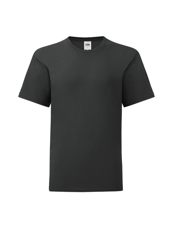 Fruit Of The Loom Iconic 150 T Girl T-shirt Negro