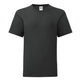 Fruit Of The Loom Iconic 150 T тениска за момиче Negro