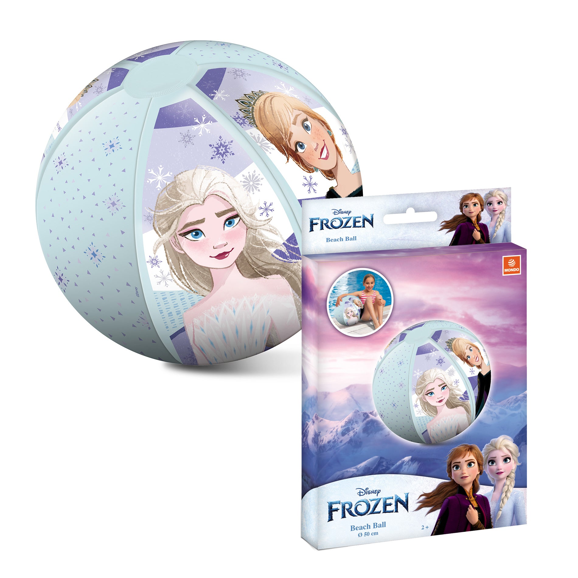 Den oppustelige bold frosset 50 cm