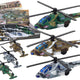 Military Helicopter Military Helicopter Aluminum Mix Sound Lights