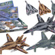 Military Airplane Powered Fighter Moro Lights Sounds Mix