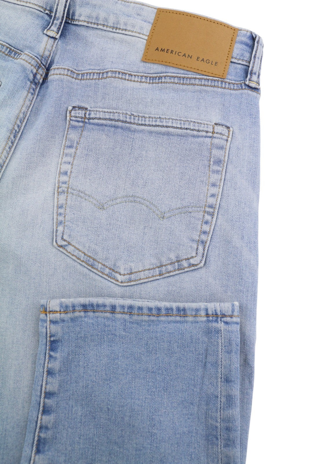 American Eagle Outfitters Airflex+ Men Jeansathletic Light Wash Blue