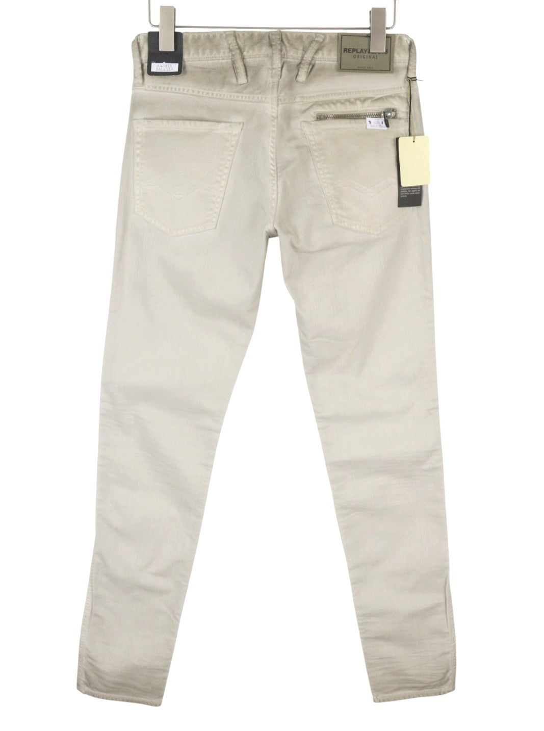 Replay Anbass Mc914 Men Jeansgrey Faded Dirty Aged Look Slim Fit