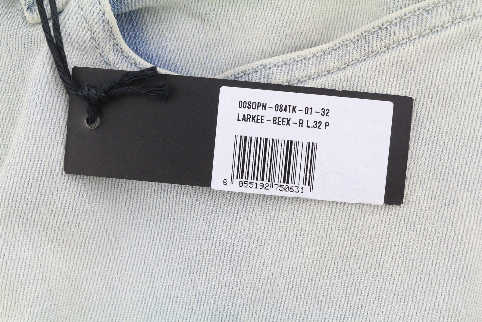 Diesel Larkee-beex-r 084tk Men Jeansblue Faded Regular Tapered Stretch