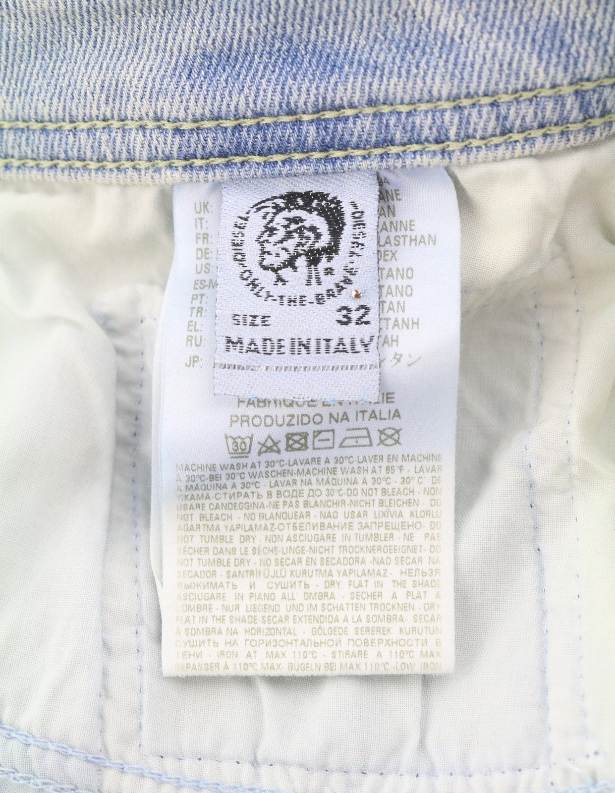 Diesel Larkee-beex-r 084tk Men Jeansblue Faded Regular Tapered Stretch