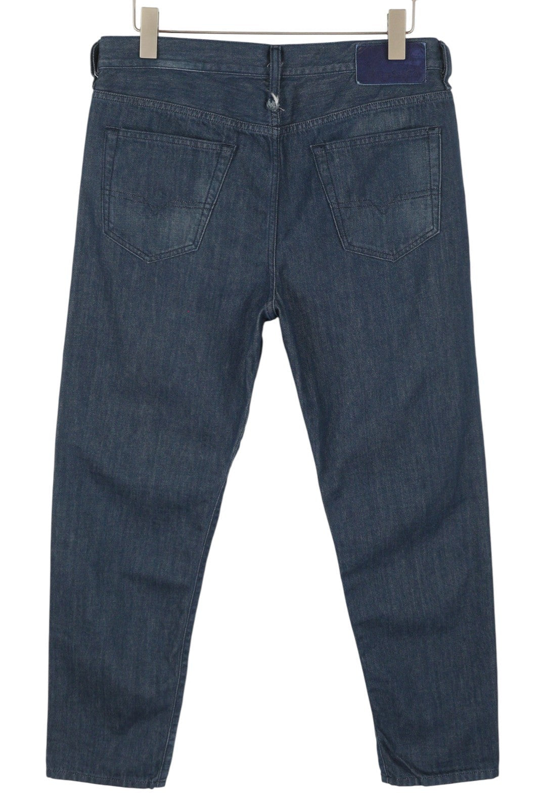 Diesel Mharky 088ac Men Jeansdark Blue Faded Button Fly Denim