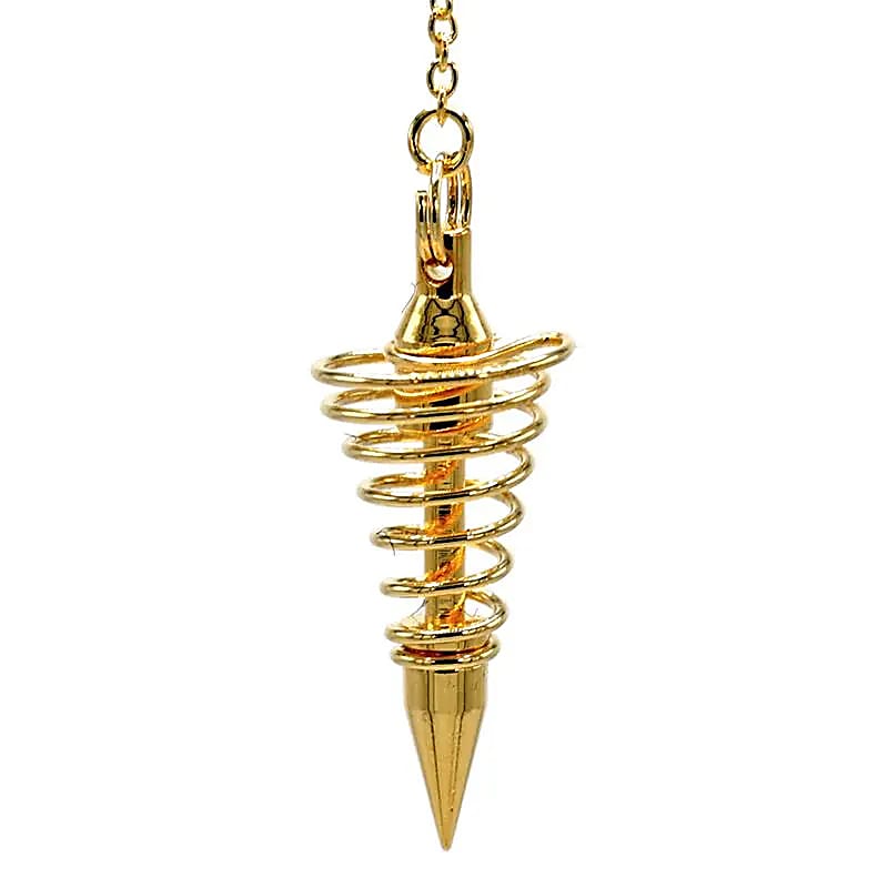 Pendulum Brass Goldplated - 12 G; 4 Cm