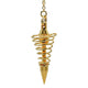 Pendulum Brass Goldplated - 12 G; 4 Cm