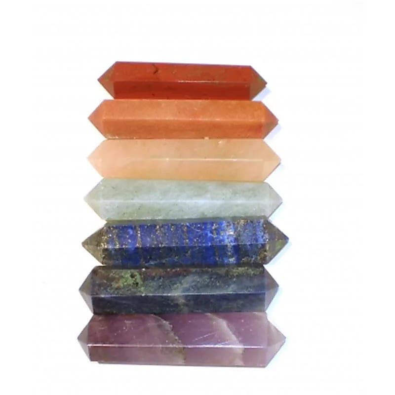 Sada kamenů Chakra 7 na masáž - 3,5 cm