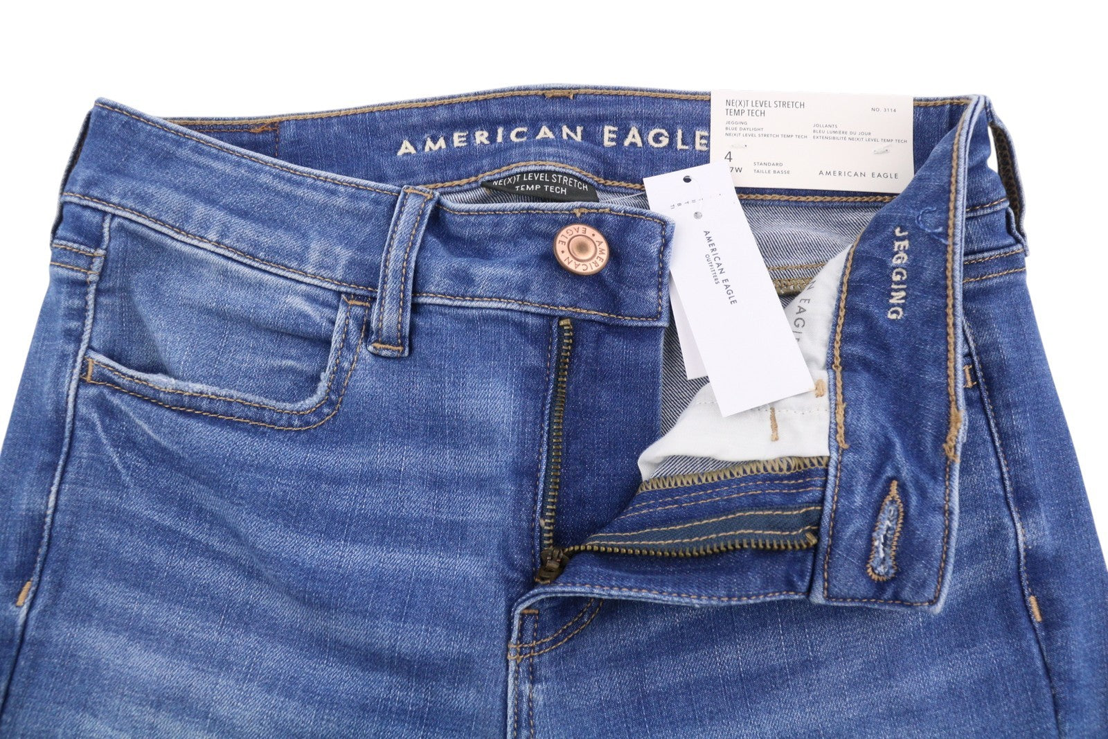 American Eagle Outfitters Jegging Kvinder Jeansnext Level Stretch Temp Tech