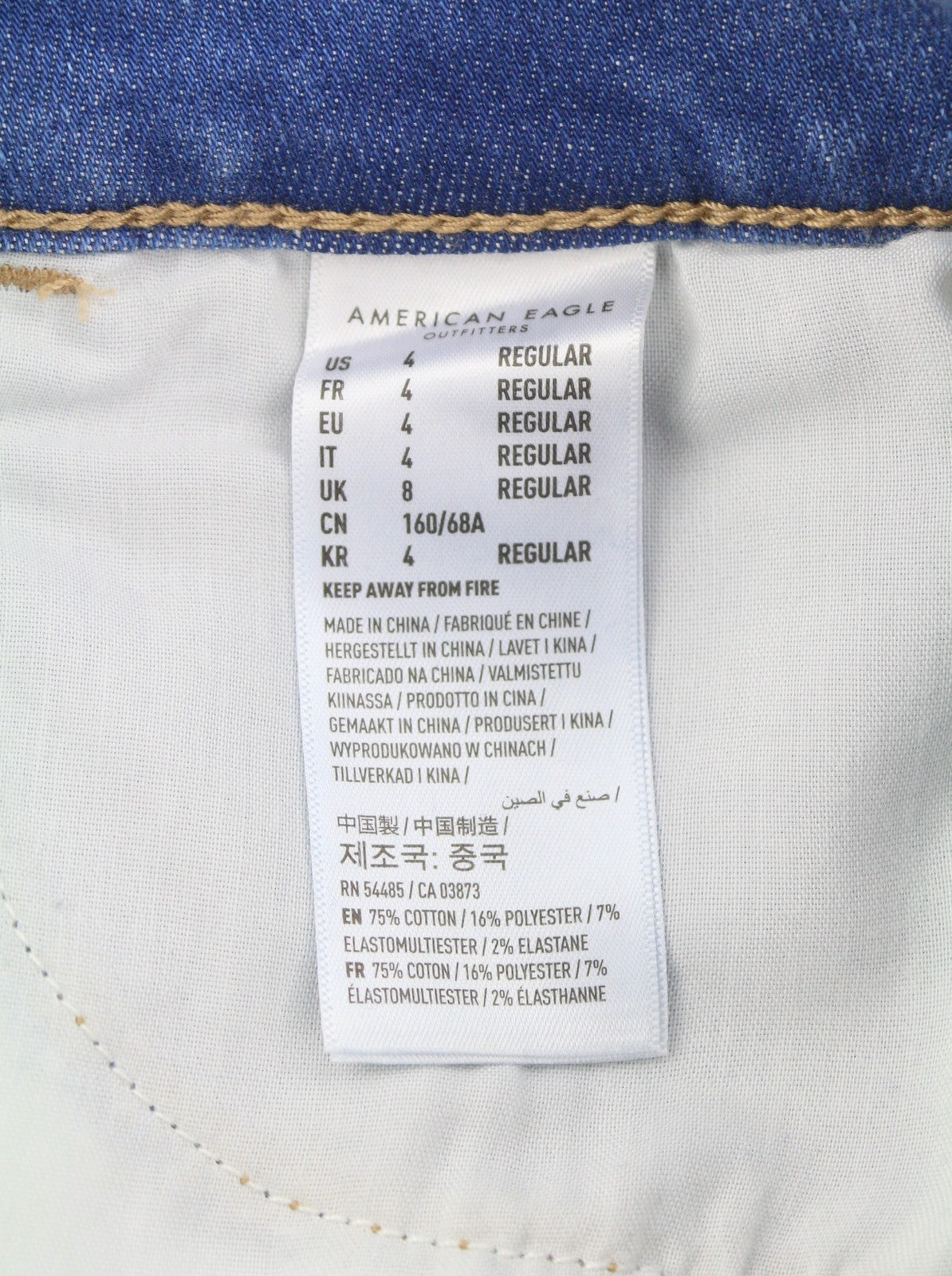 American Eagle Outfitters Jegging Kvinder Jeansnext Level Stretch Temp Tech