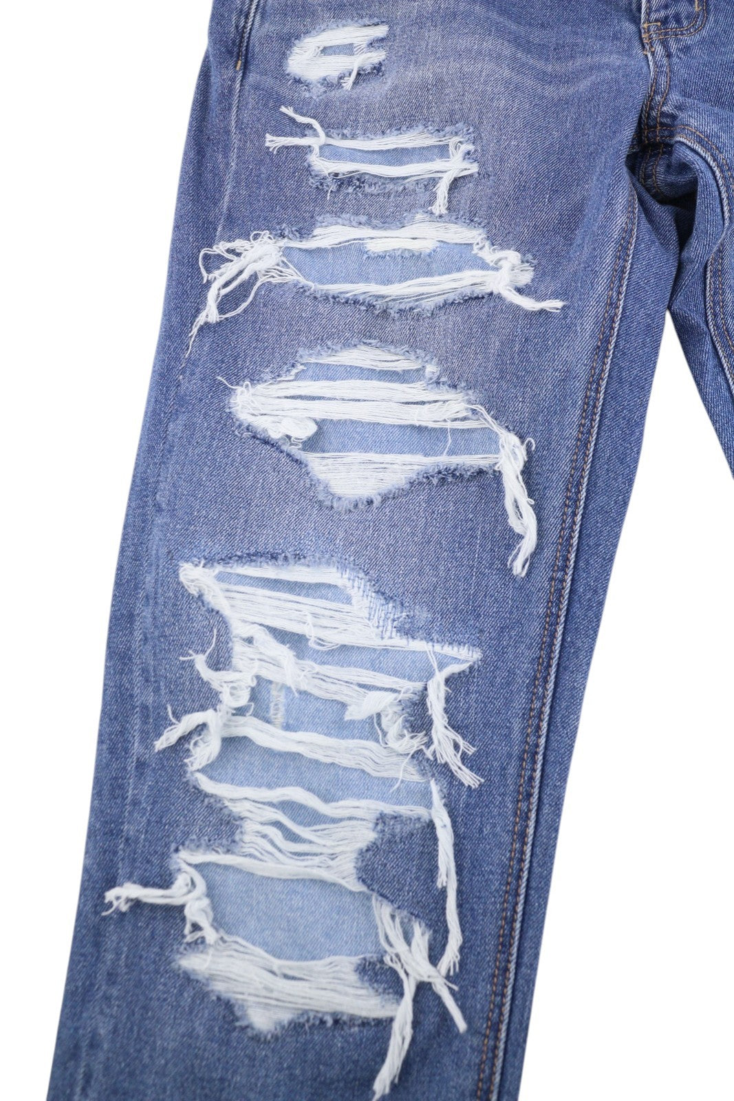 American Eagle Outfitters Tomgirl Donna Jeansshadow Patch Blue Distress
