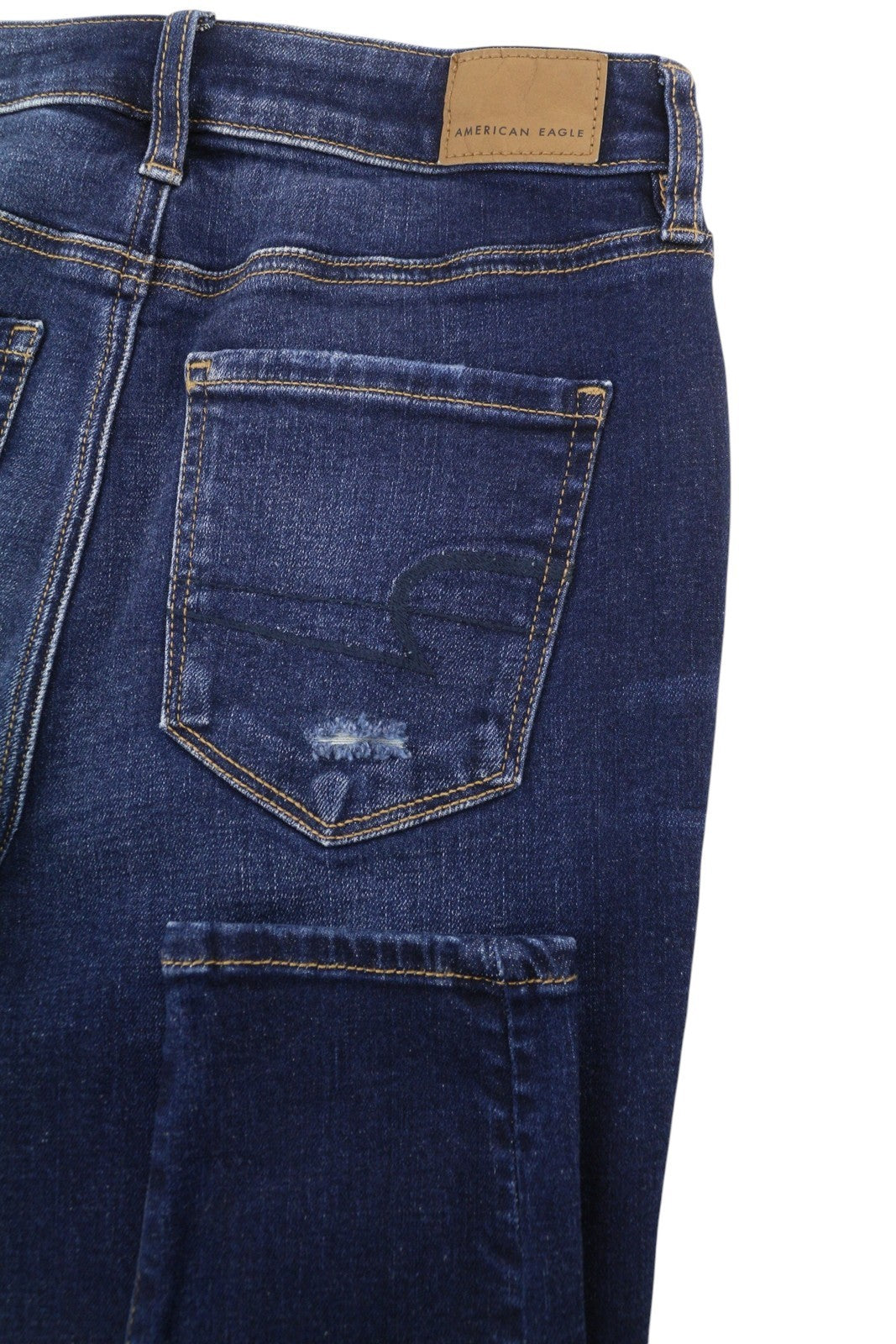 American Eagle Outfitters Super Hi-rise Jegging Women Jeanspatches Stitches