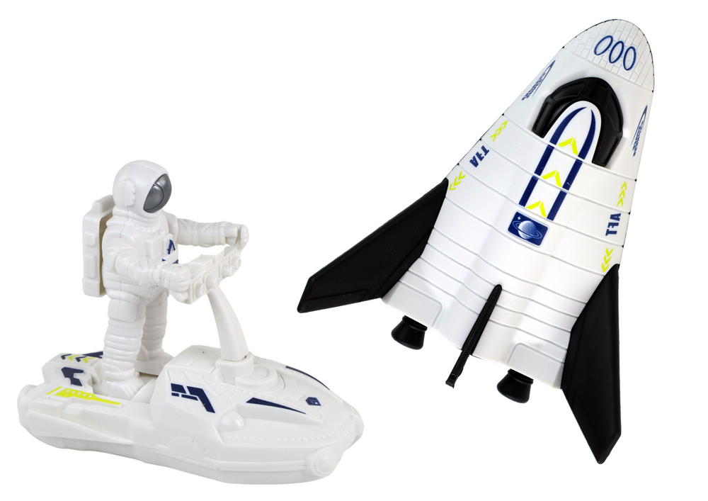 Space Mission Set Space Rocket Astronaut Spaceship 5 Pcs